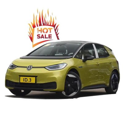 Un buen precio. Motor eléctrico 2024 VW ID3 Auto eléctrico puro con 170 caballos de fuerza y 5 puertas 5 asientos estructura de la carrocería del hatchback Directo en línea