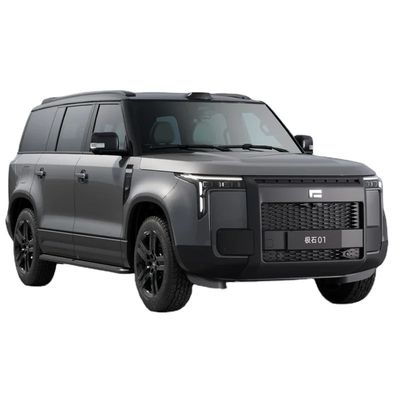 Un buen precio. Combustible híbrido Jishi 01 2023 Versátil Versión de 7 asientos Vehículos energéticos SUV mediano grande Velocidad máxima 200Km/h 2023 REEV Car en línea