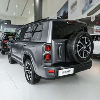 Un buen precio. GWM HAVAL H9 1.5T Motor 4 ruedas Adultos coches faro LED y freno de estacionamiento manual en línea