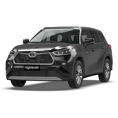 Un buen precio. Highlander 2024 2.5L híbrido eléctrico inteligente con tracción en todas las ruedas versión de conductor SUV de 7 plazas 4 cilindros Peso del borde 1000kg-2000kg en línea