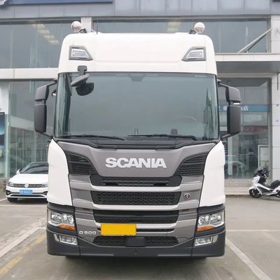 Un buen precio. La mitad de la fila 2023 Mercedes camión de GNC cabeza del remolque escaneo-ia G440 VOL-VO FM10 Sitrak camión tractor 0km camión tractor usado en línea