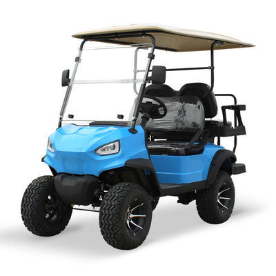 Un buen precio. 15.5mph de velocidad Buggy de caza eléctrico levantado 4 plazas de golf carro con núcleo de aleación de aluminio y todo terreno capacidades en línea