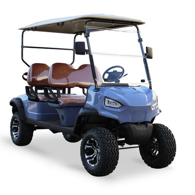 Un buen precio. Venda un carrito de golf de caza eléctrico de 4 asientos con motor AC KDS de 5 kW y capacidad de alto grado en línea