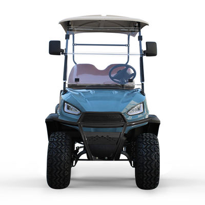 Un buen precio. 400-500kg Peso de la correa 2024 Diseño personalizado lujoso levantado para 2 pasajeros Carro de golf eléctrico con marco de carro de golf de aluminio en línea