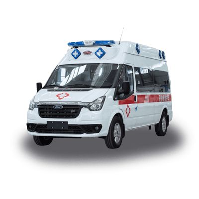 Un buen precio. Ford Ambulancia de suministro médico directo Tipo 2 4x4 Furgoneta de rescate para el transporte de pacientes Diesel combustible vía trasera 1704mm en línea