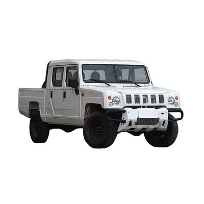 Un buen precio. Camioneta de carga de carretera 4x4 diesel de doble fila con asiento del conductor de suspensión aérea en línea