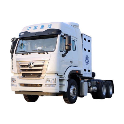 Un buen precio. 430HP 6X4 HOWO GNC / GNL Tractor Camión de gas Cabeza de tractor para el transporte portuario Sistema de frenado antibloqueo ABS protegido en línea